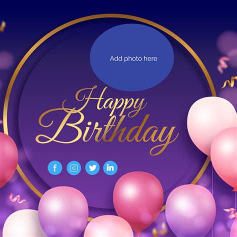 Happy Birthday Instagram Templates