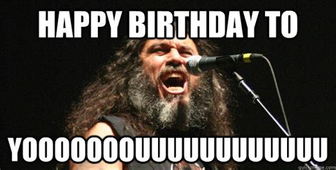 Happy Birthday Meme Heavy Metal