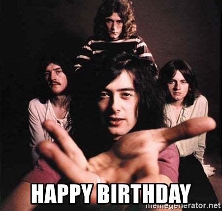 Happy Birthday Meme Led Zeppelin