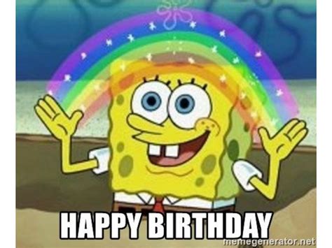Happy Birthday Meme Spongebob