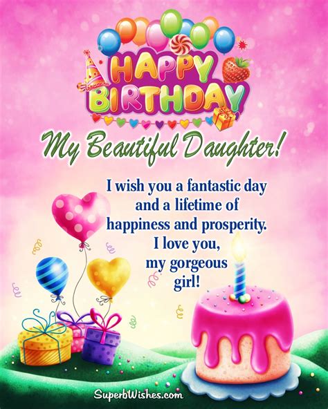 Enchanting Wishes for My Lovely Daughter on Her Joyous Birthday