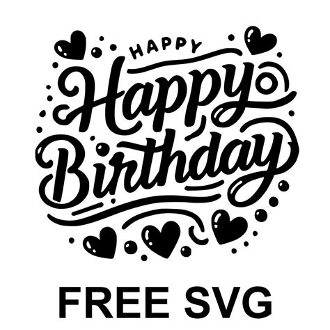Download Happy Birthday to You SVG File - SVG Design Commercial Use Free PSD Mockups