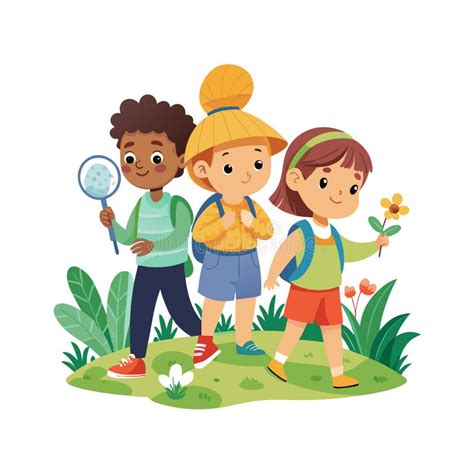 Happy Children Exploring