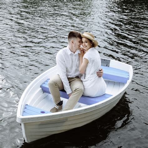 Happy Couple Boat