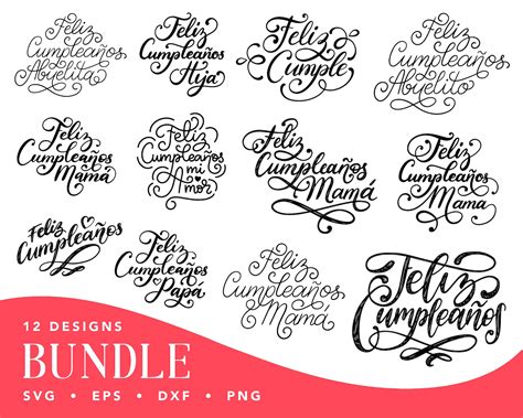 Cheers to Celebrating Life's Milestones with Happy Cumpleaños SVG - Get Your Party Inspiration Here!