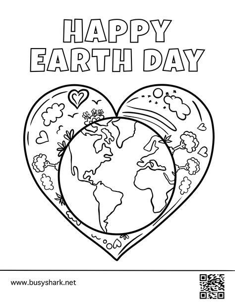 Happy Earth Day Coloring Pages