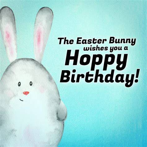 Happy Easter Birthday Images