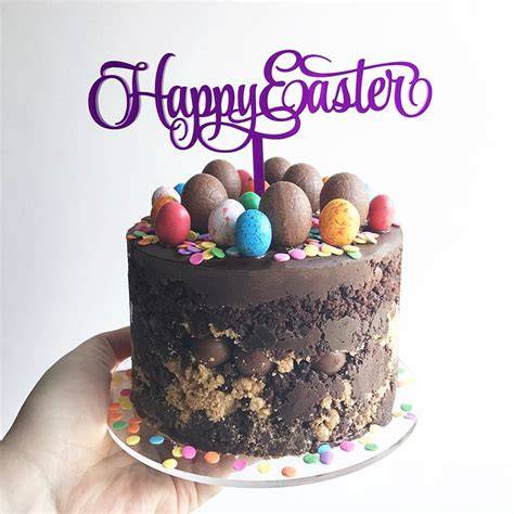 Happy Easter Cake Topper