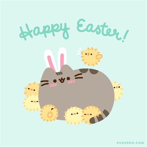 Happy Easter Cat Gif