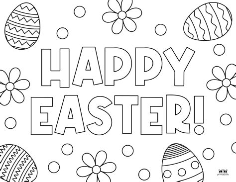 Happy Easter Colouring Sheets