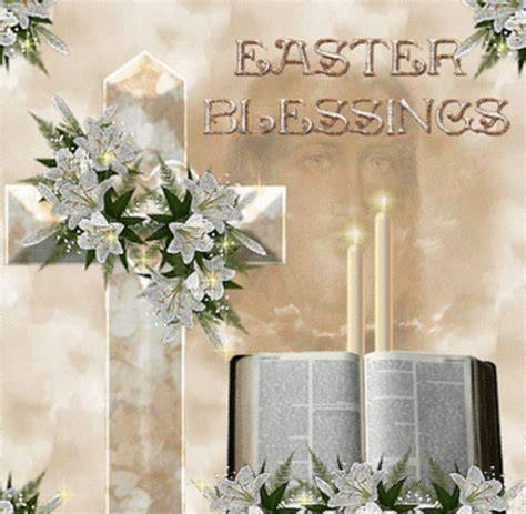 Happy Easter Cross Gif