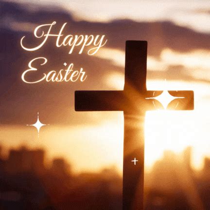 Happy Easter Gif Cross