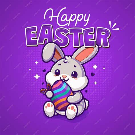 Happy Easter Purple