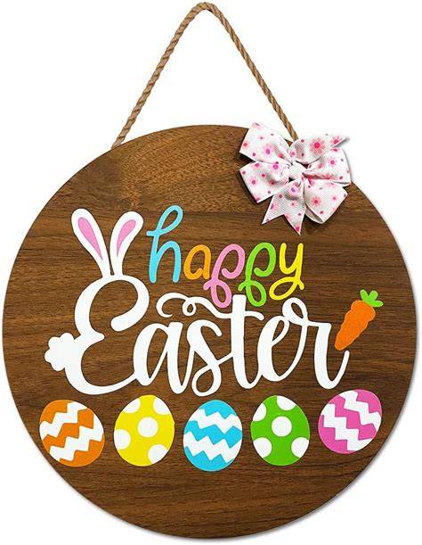 Happy Easter Wooden Sign