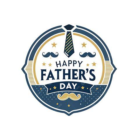 Happy Father's Day Logo Design Elements