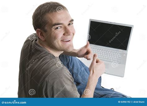 Happy Laptop User