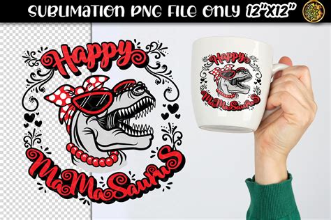Download Happy Mamasaurus Sublimation Clipart Files