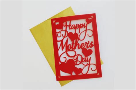 Download Happy Mother's Day Card SVG File - SVG Design Cut Files