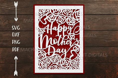Download Happy Mothers Day Card Papercut Files