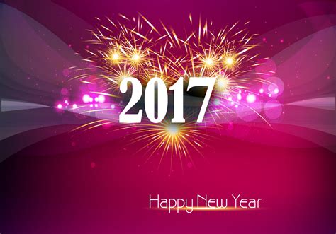 Happy New Year 2017 Vector