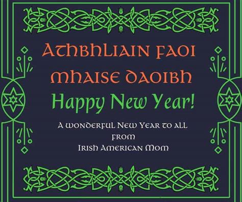 Happy New Year In.Irish