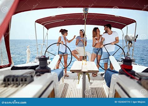 Happy People Sailing