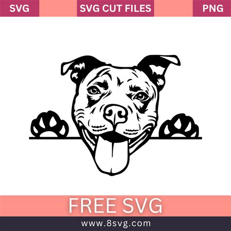 Pitbull Pet Lovers Rejoice: Unleash Happiness with Our Happy Pitbull SVG Collection