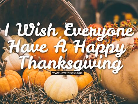 Happy Thanksgiving Everyone Quotes