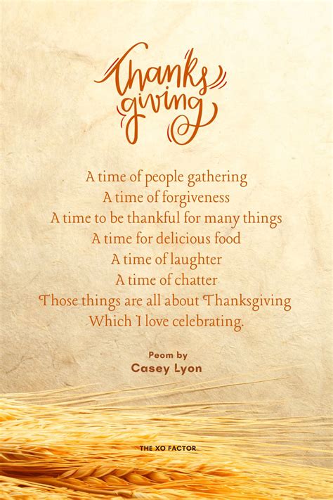 Happy Thanksgiving Poems Quotes