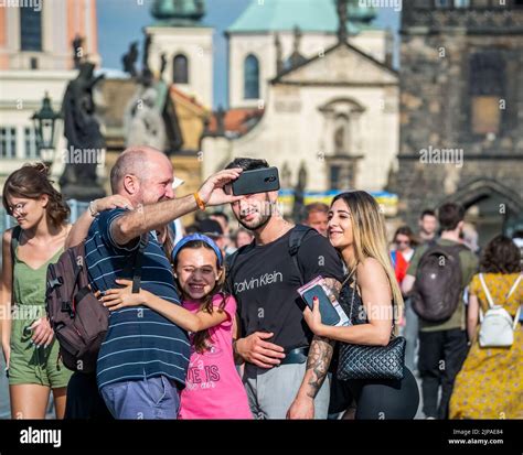 Happy Tourists Prague