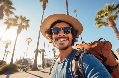 Happy Traveler Smiling