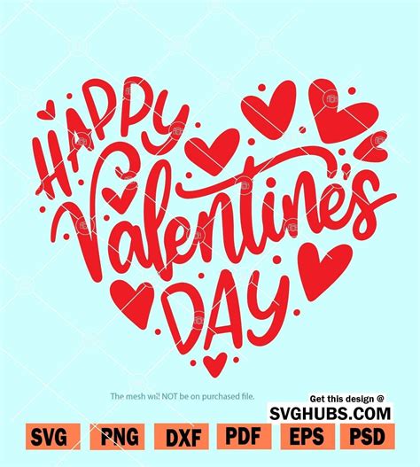 89+ Happy Valentine SVG, Valentines SVG Cut/print Files. Day Happy SVG Valentine Valentines Heart Tshirt Cricut Silhouette Love