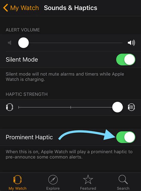 Haptic Alert Not Working on Apple Watch