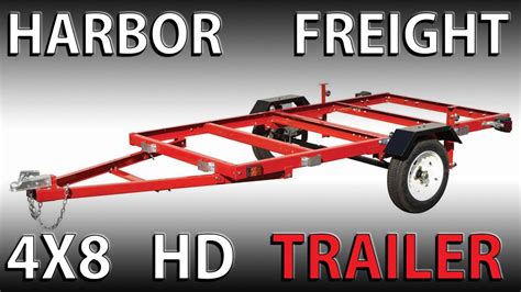 Unleash the Power of Hauling with Harbor Freight 4x8 Trailer - The Ultimate Cargo Companion for Your Adventures!