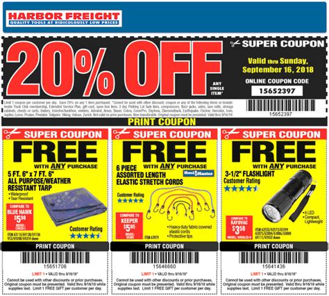 Get Top Discounts with Harbor Freight Coupon Code Today!