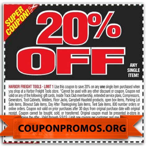 Unlock unbelievable discounts with Harbor Freight Printable Coupons 2021: Get your favorite tools at unbeatable prices!