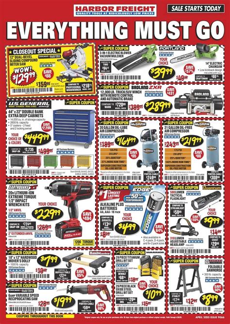 Ahoy! Don't Miss Out on Incredible Savings with Harbor Freight's Fintastic Sales Ad!