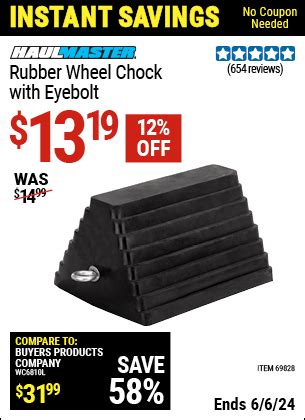 Secure Your Ride with Confidence: Discover the Ultimate Harbor Freight Wheel Chock!