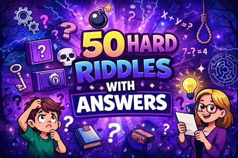 Hard Brain Riddles