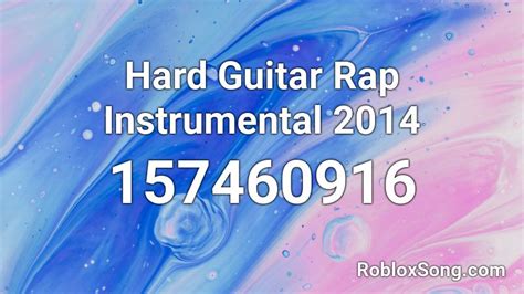 Hard Rock Instrumental Roblox ID