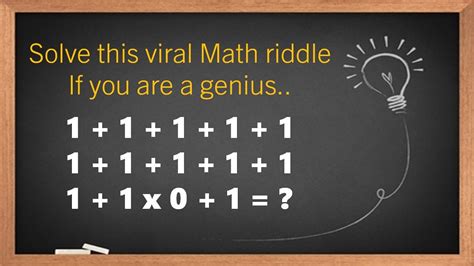 Hardest Math Riddles With Answers