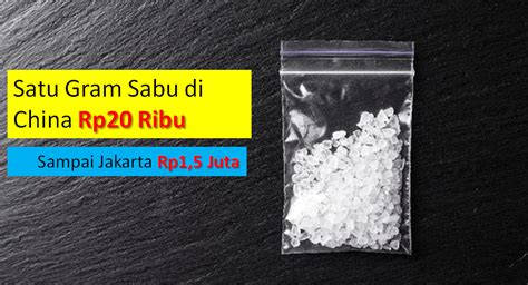 Harga 1 Gram Sabu di Indonesia