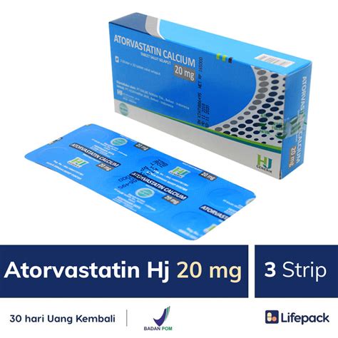 Harga Atorvastatin 20 mg di Indonesia
