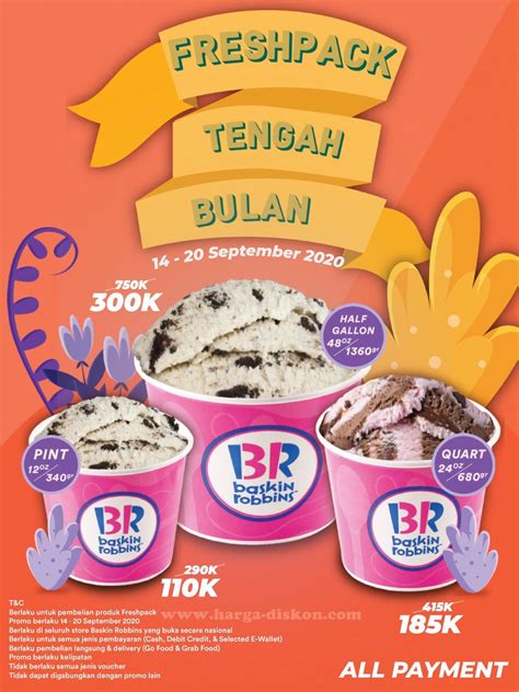 Harga Baskin Robbins Fresh Pack Terbaru