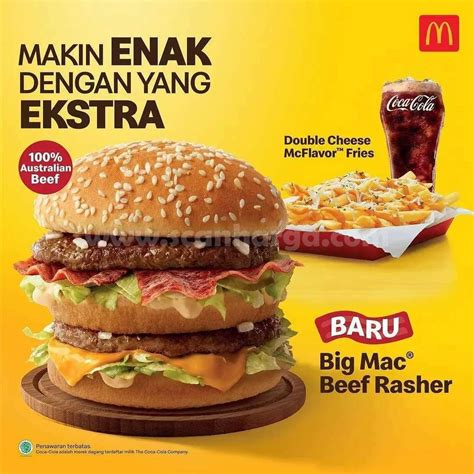 Harga Big Mac Beef Rasher di Indonesia
