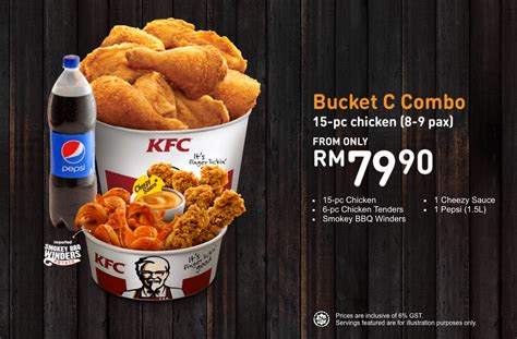Harga Bucket KFC dan Isi yang Menggoda