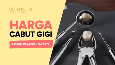 Harga Cabut Gigi Geraham di Indonesia