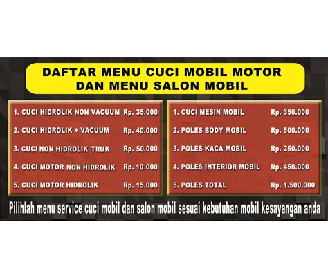 Harga Cuci Motor di Indonesia