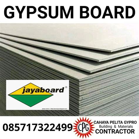 Harga Gypsum Jayaboard 12mm