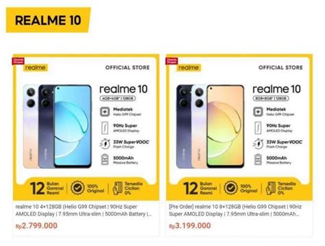 Harga HP Realme - Mana yang Cocok untukmu?